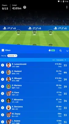 UEFA Champions League Fantasy android App screenshot 1